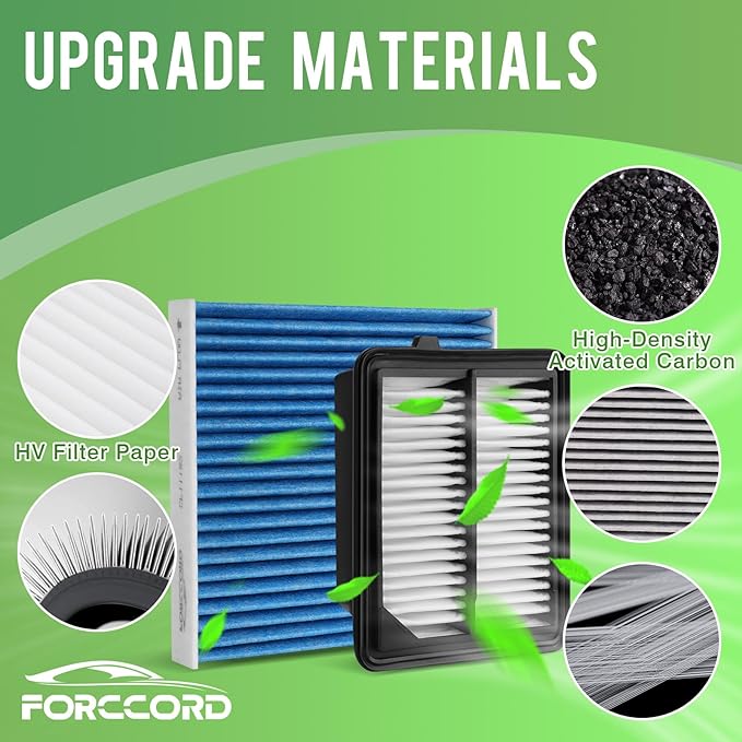 Cabin & Engine Air Filter Fit for Honda CRV CR-V 2020-2022 2.0L Hybrid Activated Carbon Cabin Filter Replace#CF11182 CA11399 Car Accessories
