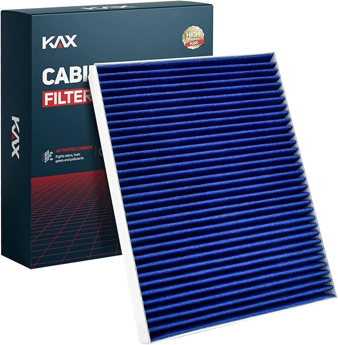 KAX Premium HEPA Cabin Air Filter with Dual Active Carbon, CF12161 Replacement for Kia Sorento 2016 2017 2018 2019 2020, Strong Adsorption Passenger Compartment Air Filter