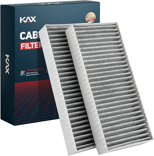 KAX HEPA Cabin Air Filter with Activated Carbon, CF10388,CP388 Replacement for Nissan Armada 2005-2015,QX56 2004-2010, NV2500 N3500 2012-2014, Titan 2004-2015, Passenger Compartment Air Filter, 1Set