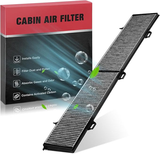 BDFHYK CF10727 Cabin Air Filter with Activated Carbon Compatible with BMW X1, 128i, 135i, 135is, 328i, 328i xDrive, 335i, 335i xDrive, 335is, 323i, 335d, 328xi, 335xi, 325i, 325xi, 330i, 330xi