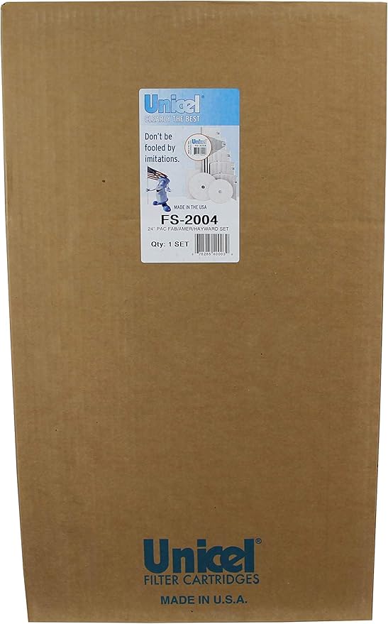 Unicel FS-2004 48 Sq Ft Vertical DE Grid Replacement Swimming Pool Filter Set, Compatible with American, Hayward, Pac-Fab, Sta-Rite, Astral and More