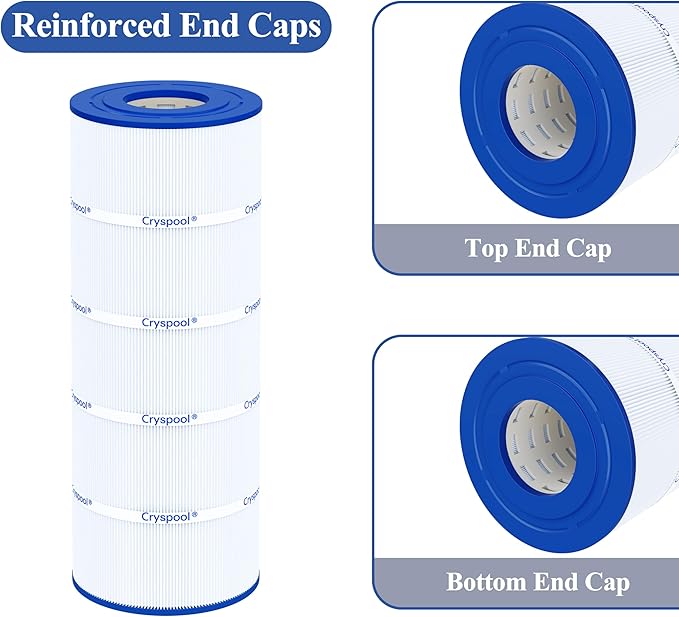 Cryspool® 08053 Filter Compatible with Jandy CS100, R0462200, PJANCS100, C-8410, FC-0821, 100 Sq. Ft Pool Filter Cartridge, 1 Pack
