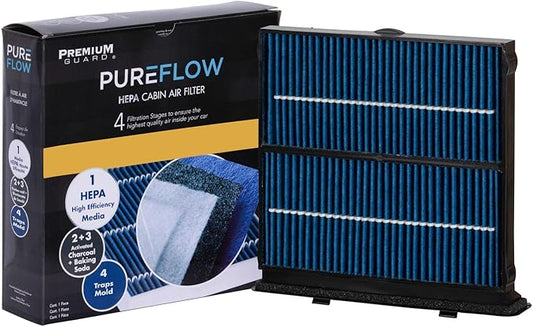 PureFlow HEPA Cabin Air Filter PC99497HX | Fits 2019-2024 Subaru Forester 2.5L Gas, 2022-2025 WRX 2.4L Gas