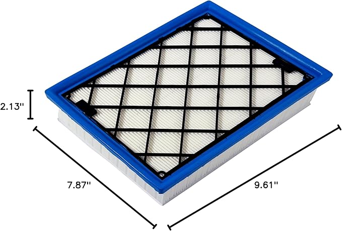 EPAuto GP480 (CA11480) Engine Air Filter, Replacement for Ford Edge (2015-2024), Fusion (2013-2020), GT (2017-2022), Lincoln MKZ, MKX, Continental, Nautilus - Compatible with Select Models 2013-2024