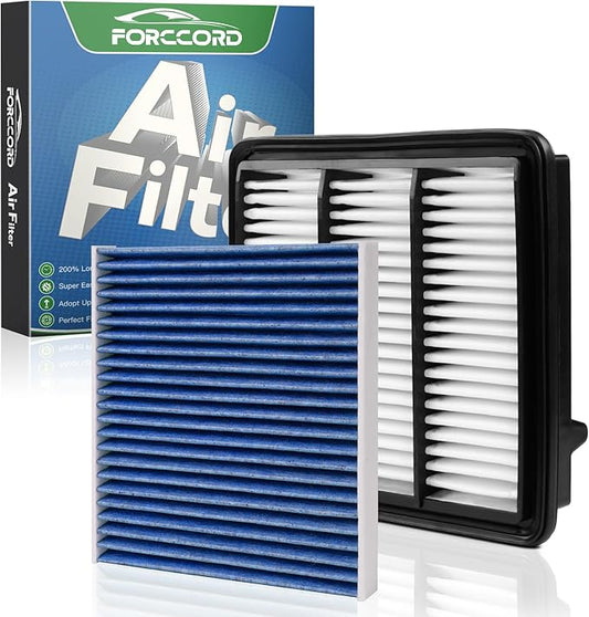Cabin & Engine Air Filter Fit for Civic 2022-26 1.5L, Accord 2023-25 1.5L, CR-V CRV 2023-26 1.5L, Integra 2023-26 1.5L (Not Hybrid 2.0L) Replace#CF11182 17220-64A-A00 Car Accessories
