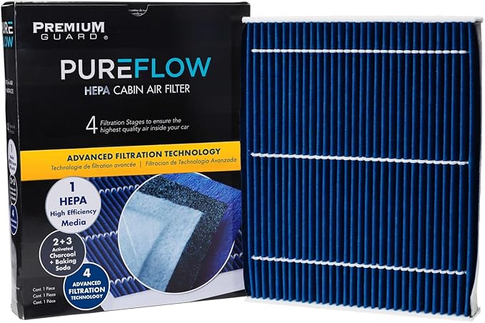 PureFlow HEPA Cabin Air Filter PC99806HX | Fits 2021-2025 Ford Bronco, 2024-2025 Ranger