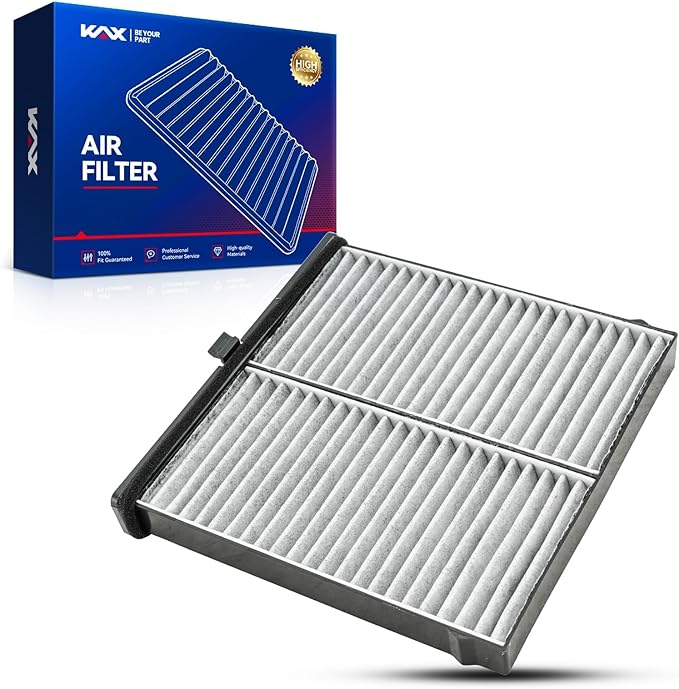 KAX HEPA Cabin Air Filter with Activated Carbon, CF12140 Replacement for Mazda CX-3 2016-2021; Toyota Yaris iA 2017-2018, Yaris 2019-2020; Scion iA 2016