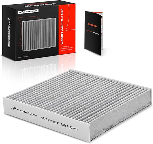 A-Premium Cabin Air Filter with Activated Carbon Compatible with Nissan Altima 2019-2023 & Infiniti QX60 2022-2023, QX50 2019-2023, QX55 2022-2023, Replace# 272776CA1A, 272775NA1A