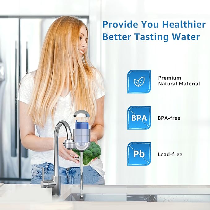 Filterlogic FF08 Faucet Water Filter Replacement, Compatible with All PUR® PLUS Water Filter Replacement RF9999®, NSF 42 Certified, 9-Month, 900-Gallon, 3 Pack