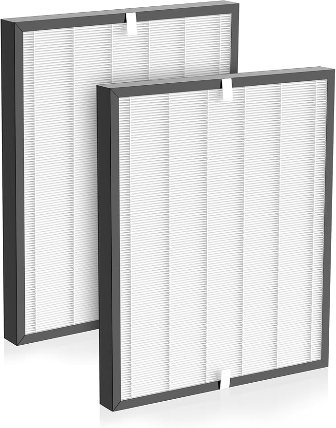 3000 Replacement Filter Compatible with Air Doctor 3000 Air Purifier – 2 Premium Efficiency Filters Compare to Part# ADF3001 (Not Compatible with 3500)