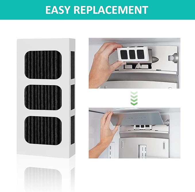 6 PACK Refrigerator Air Filter Replacement for PAULTRA2, Compatible with Frigidaire Pure Air Ultra 2, Pure air Ultra II, Pureair Ultra ii, and Electrolux 242047805, 5303918847, EAP12364179