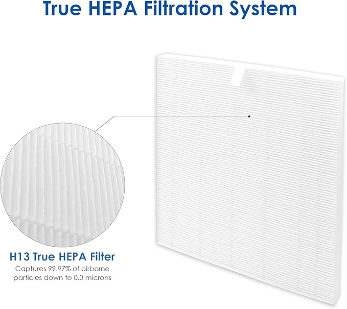 C545 Replacement Filter S, Compatible with Winix C545 Air Purifier, Part Number 1712-0096-00, H13 Grade Air Filters, 2-Pack