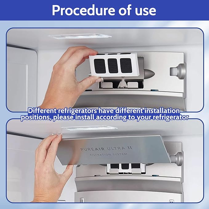 PAULTRA2 Pure Air Ultra II Refrigerator Air Filter Compatible with Frigidaire PureAir Ultra2, for Electrolux 242047805, 5303918847, EAP12364179 Refrigerators, 6-Pack
