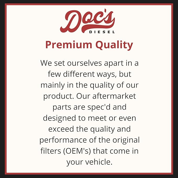DOC'S DIESEL Air Filters Compatible with 6.7L Powerstroke Air Filter 2011-2016 | Replaces FA1902 | 12 Pack | OEM Grade Air Filter