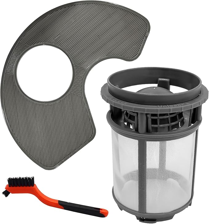 W10872845 Dishwasher Pump Filter Cup WPW10463906 Screen Filter Compatible with Whirlpool Kenmore Amana Kitcheniad Dishwasher 8579307,W10056425,W10142911,W10056426,W10463906, W10195360