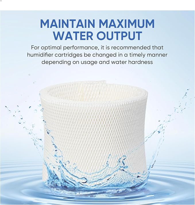 MAF2 Humidifier Filter Compatible with Aircare Esscik Air MiostAIR MA0800 MA08000 MA0601 and Replacement for Kenmore 15408 154080 17006, 4 Pack