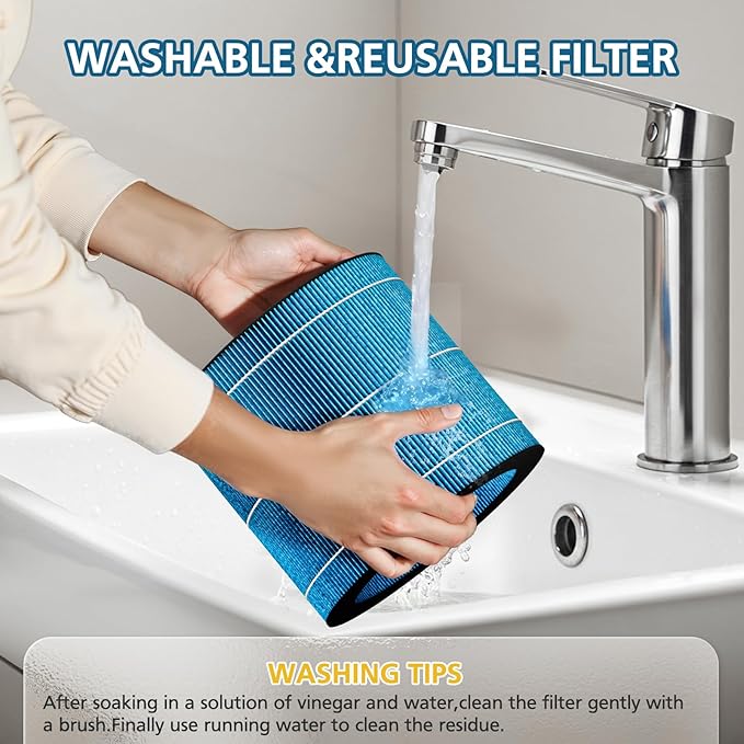 MIRO PRO Washable Humidifier Wicking Filter, Compatible with Afloia MIRO PRO and KILO PRO 2-in-1 Air Purifier & Humidifier, Durable Wet Curtain, 2Pack