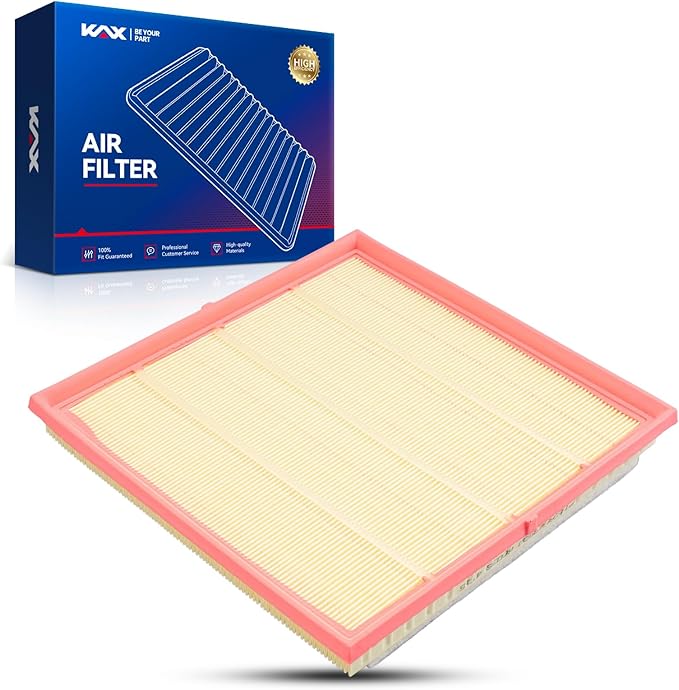 KAX Engine Air Filter, CA10867 Replacement for Cadillac SRX 2010-2016; Saab 9-4X 2011, Advanced Air Filter Media, Increased Acceleration