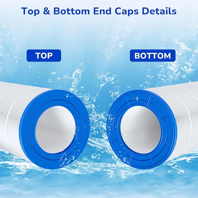 Fil-fresh CC100 Pool Filters Cartridge Compatible with Pentair Clen & Clear 100, Replace for Pleatco PAP100, Pentair R173215, Unicel C-9410, 100 sq. ft, 1-Pack