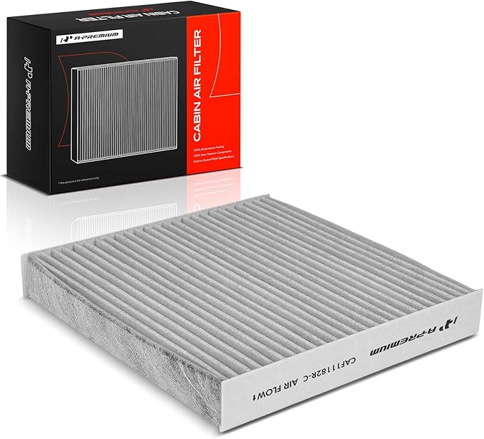 A-Premium Cabin Air Filter with Activated Carbon Compatible with Honda & Acura - Civic, CR-V, Fit, HR-V, Insight, Odyssey, Pilot, CR-Z, Clarity, Integra, MDX, RDX, TLX