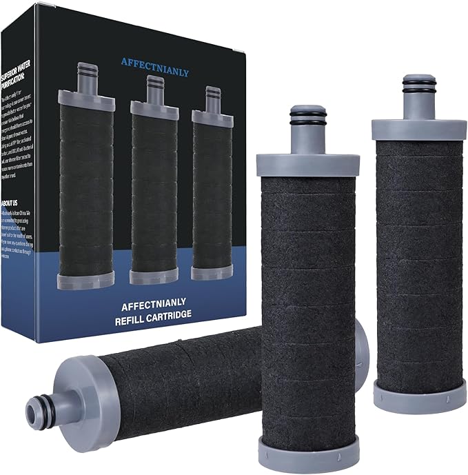 Carbon Shower filter cartridge 3PCS Compatible with Shower Filter System,Reduces chlorine, heavy metals, and other impurities to help alleviate dry skin and dry hair
