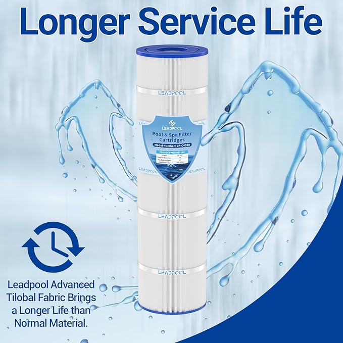 C4030 Pool Filter Cartridges Replacement for Hayward C4025,CX880XRE,PA106-PAK4,Unicel C-7488,FC-1226,FC-6430,4 * 106 Sq. ft,4 Packs