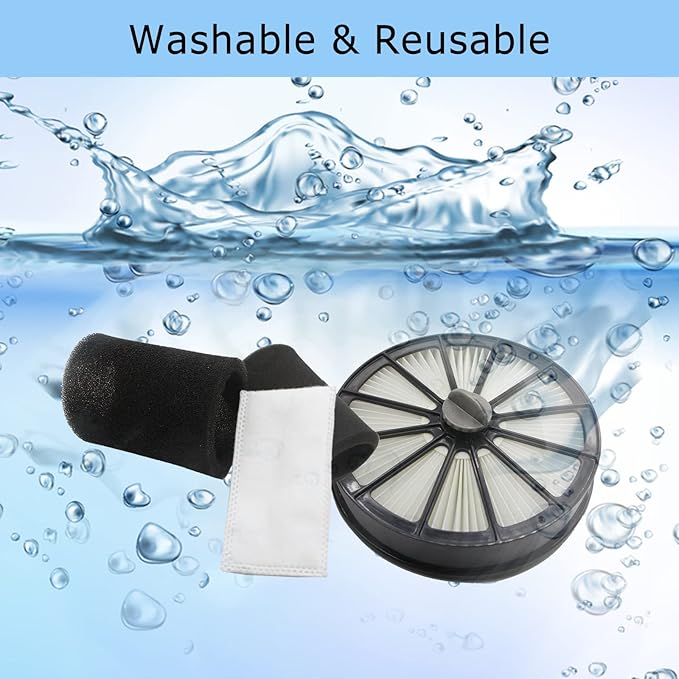 2087 Filter Compatible with Bissell 2087 Series Pet Hair Eraser Lift-Off Upright Vacuum 2087 20872 20874 20878 2087Q 2087R (1 Pack Post-Motor Filter & 1 Pack Pre-Motor Filter)