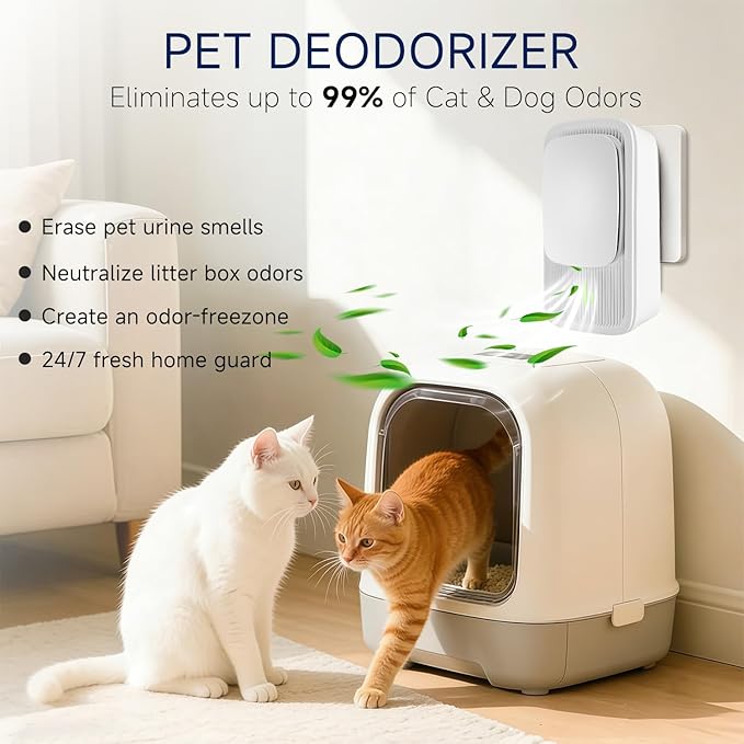 Plug In Air Ionizers - 2 Pack Quiet Negative Ion Air Purifier, Air Fresheners for Home, Bedroom, Office, Kitchen - Portable Air Purifiers Portable Odor Eliminator for Smoke, Dust, Pet Smell