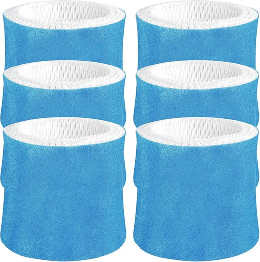 Humidifier Wicking Filter Replacement 2.0 Compatible with Canopy Bedside and Nursery Humidifier 2.0, Wood Pulp & Paper Filter, 6 Pack (Blue)