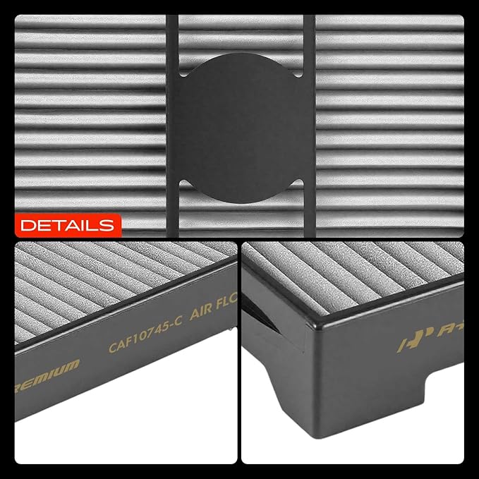 A-Premium Cabin Air Filter with Activated Carbon Compatible with Subaru Forester 2003 2004 2005 2006 2007 2008, 2.5L, AWD, Replace# G3010SA100, 72880SA000