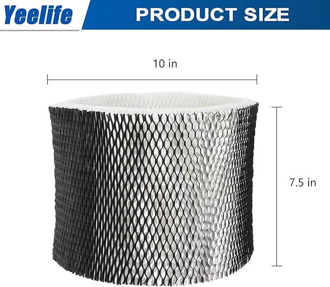 HWF75 Humidifier Filter Replacements for Holmes HWF75CS, HWF75PDQ-U, Filter D, Sunbeam Cool Mist Humidifier Filter SCM3501, SCM3502, SCM3656, SCM3657, SCM3609P (2pack)
