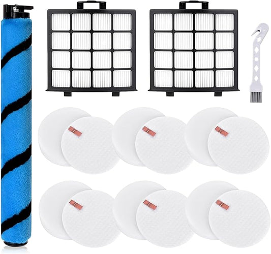 Alrens AZ2002 Filter Replacement Parts for Shark AZ2000 AZ2002 AZ2000W Vertex DuoClean PowerFins Upright Vacuum Cleaner, Replace Part #XHFAZ2000 XFFKAZ2000 1483FC2000