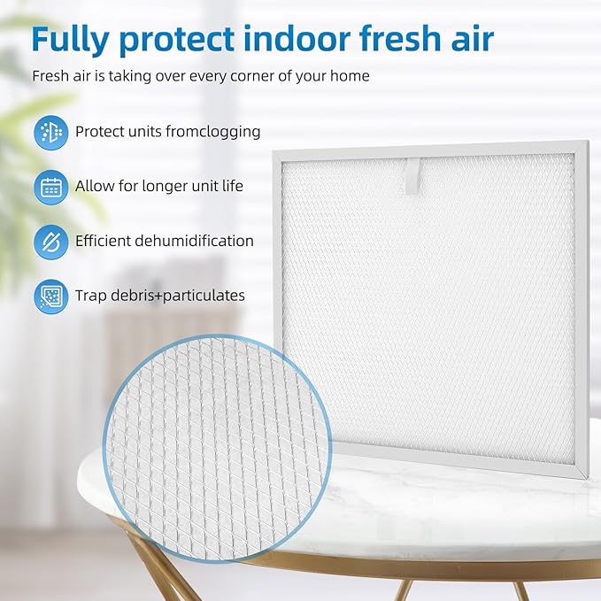 Storm LGR Extreme Filters MERV-8 Compatible with Alorair Commercial Dehumidifiers 12.2×9.9×0.4,Whole Home Basement,4 Pack