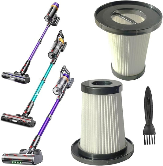 2Pack Hepa Replacement Filters Compatible with Vacusion VBS-02, INTETURE BP30 Cordless Vacuum Pre-motor Filters Works with TVTAU T10 and Rittvot L60pro Upright Vacuum.(3.58in*3.58in*3.75in)