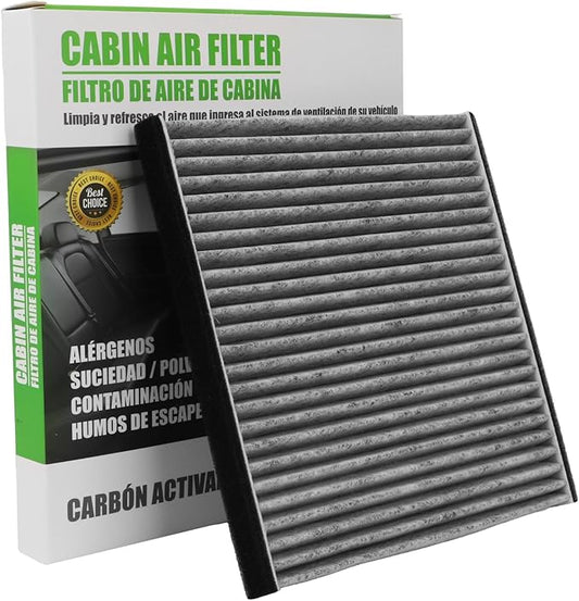 CF10132 Cabin Air Filter w/Activated Carbon Compatible with Lexus ES300/ES330/GX470/RX330/RX350/RX400h 02-09, Toyota Avalon/Camry/Sienna/Solara 2000-2010.