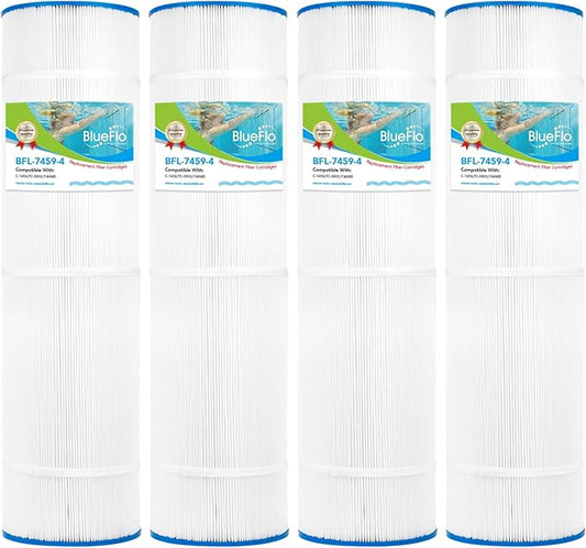 Pool Filter Cartridge Replaces for Unicel C-7459, Jandy CL340, CV340, R0554500, PJAN85, Filbur FC-0800, A0557900, Aladdin 18504, APCC7352, 4 Pack (4 Pack)