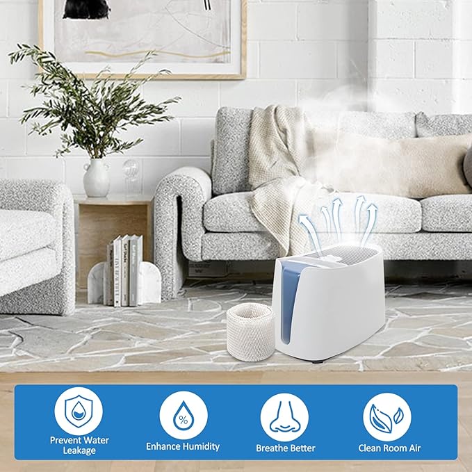 Freeboy WF2 Humidifier Filter Replacement for Vicks WF2 Kaz Vicks V3100 V3500 V3500N V3600 V3800 V3850 V3900 VEV320 Honeywell HCM-300T HCM-315T HCM-350 Sunbeam 1118 Series Humidifier Filters-4 Pack