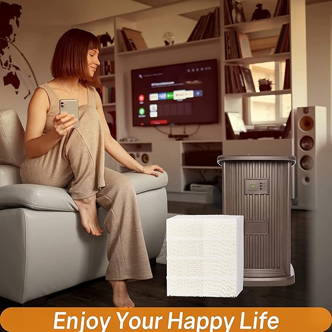 1043 Humidifier Wick Filter Replacement for Essick Air EP9 EP9R EP9500 EP9700 800821000 826000 826600 826800 826900 831000 Series Humidifiers-1 Pack
