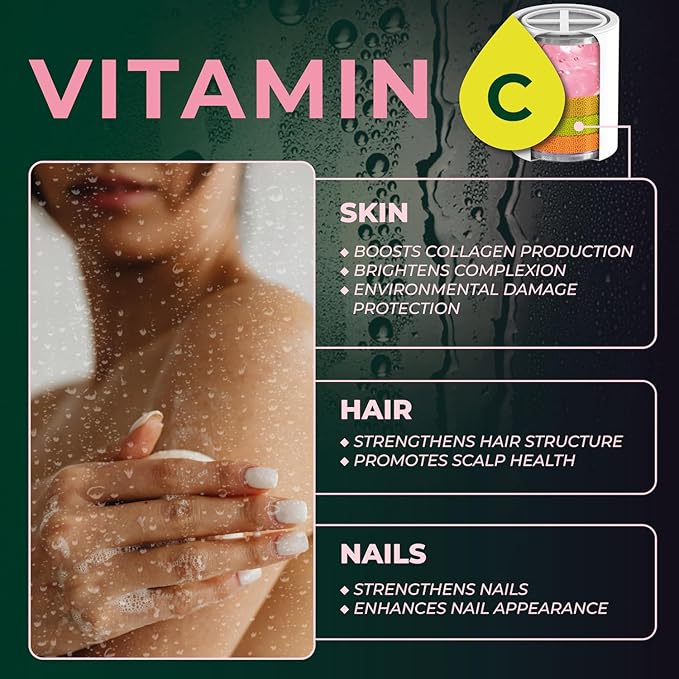 AquaHomeGroup Vitamin C E and A Shower Filter Cartridge with Rose Aroma - Reduces Chlorine and Chloramine - Supports Skin and Hair - Fits 15 and 20 Stage Filters