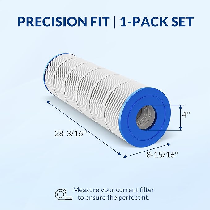 Pro Series Pool Filter Cartridge, 3oz Trilobal Fabric, Replacement for Hayward CX1750RE CX1900RE Unicel C-8417 Filbur FC-1294, Compatible with Star-Clear Plus C1750, 175 Sq. Ft.
