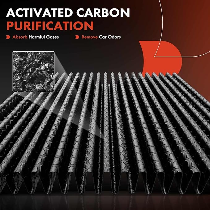 A-Premium 2-PC Cabin Air Filter with Activated Carbon Compatible with Tesla X 2016-2023, Replace# 103904200B