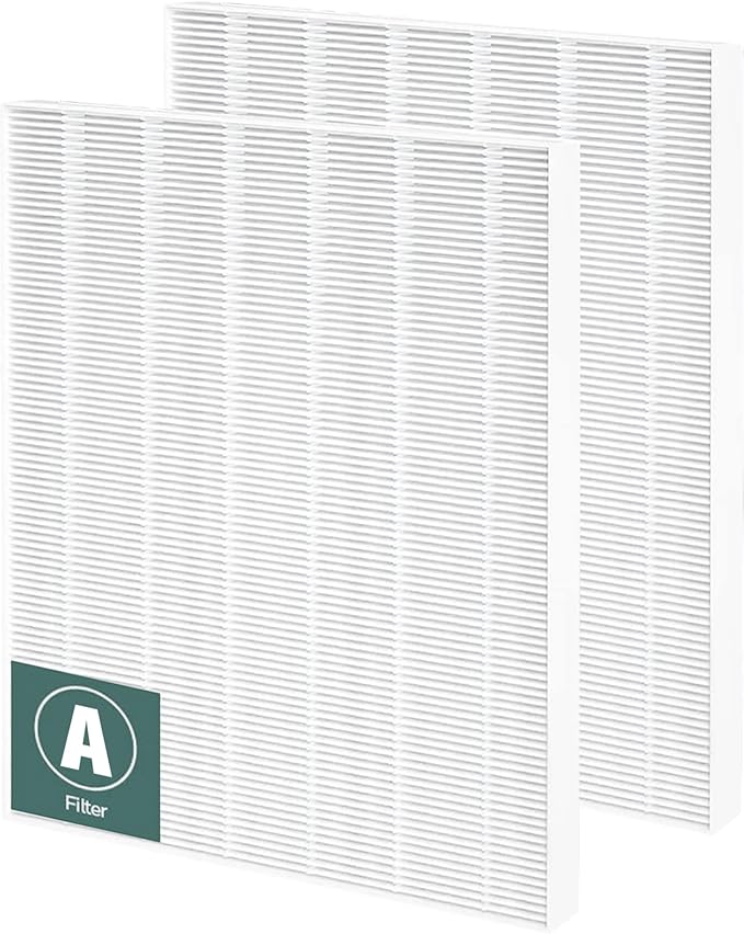 Funmit 2 Pack 115115 Replacement Filter A Size 21 Compatible with Winix PlasmaWave Air Purifier C535 5300 5300-2 5500 5500-2 6300 6300-2 P300 AM90 9000 5000 5000B C909 9800