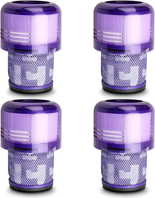 Lemige 4 Pack V11 Vacuum Filters Replacement for Dyson V11 Animal V11 Torque Drive V11 Complete V11 Extra V15 Detect V15s Detect Submarine Vacuums, Compare to Part 970013-02