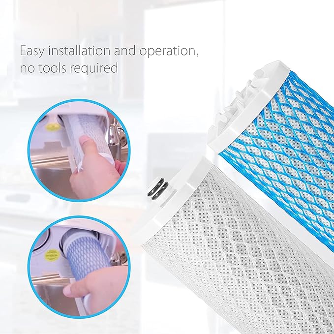 Waterdrop 4035 Faucet Water Filter, Replacement for Aquasana® Filter Replacement, AQ 4025, AQ-4035®, Will Fit AQ4000, AQ4050, AQ4500 Drinking Water Systems, 2 Pack