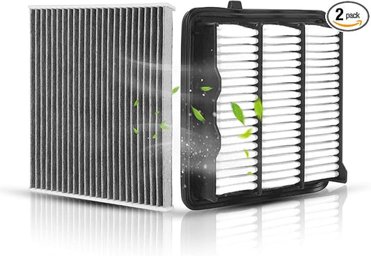 Engine & Cabin Air Filter for 2018-2022 Honda Accord (Gas Only, L4 1.5L) Air filter for Car Replacement CF10134 CA12290 Automotive Accessories-2 Pack
