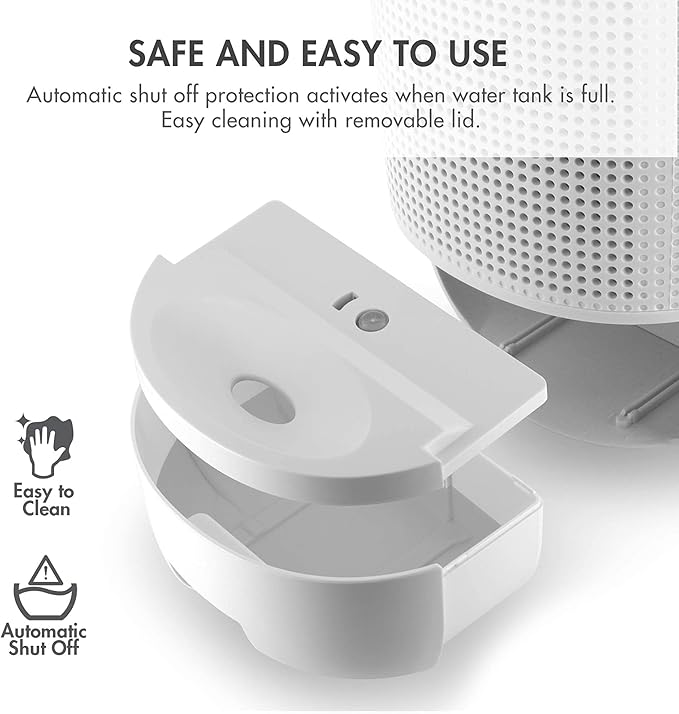 Tenergy Sorbi Dehumidifier w/Air Purifying Function and 3-Pack Replacement H13 Medical Grade Hepa Filter, Ultra-Quiet, Adjustable Air Speeds, and Touch Control
