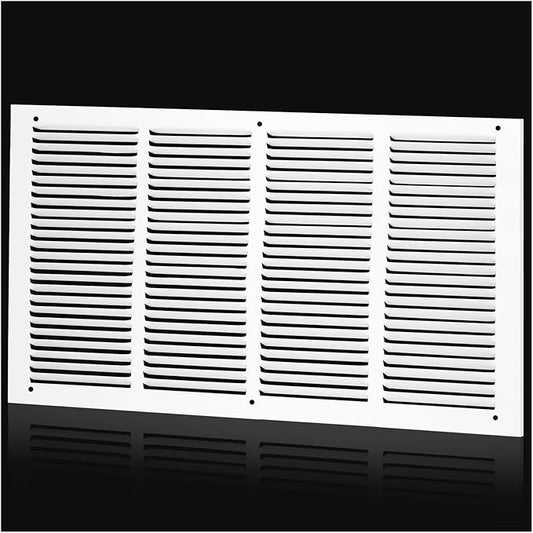 Return Air Grille for 24"Wx12"H inch Duct Opening,Air Return Vent Cover for Wall or Ceiling,AC Wall Vent Cover Grill HVAC Cold Air Intake Grille Without Filter Housing,Outer Dimension:25.75"WX13.75"H