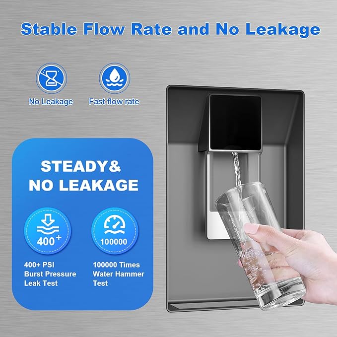FPPWFU01 Water Filter Replacement Compatible with Frigidaire FPPWFU01, FPPWFU01, PureAdvantage, PWF-1 FPPWFU01 PurePour Water Filter, Remove Impurities from Water (3-PCS)