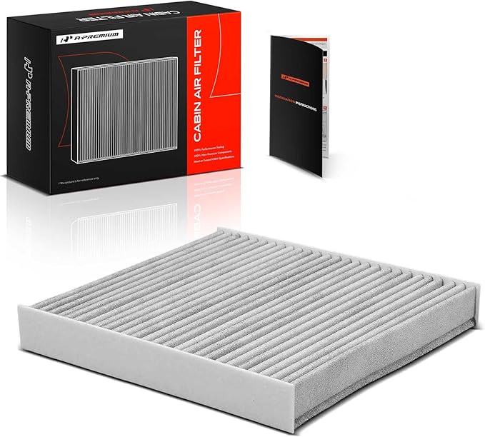A-Premium Cabin Air Filter with Activated Carbon Compatible with Infiniti, Nissan & Mitsubishi Models - Altima, Maxima, Murano, Sentra, FX35, FX45, G35, Lancer, Outlander