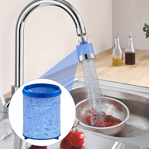 10 Pack Sink Water Faucet Filter Cartridge, Faucet Water Filter Replacements for Faucet Kitchen Bathroom Sink Filter Removes Chlorine Fluoride Heavy Metals Hard Water